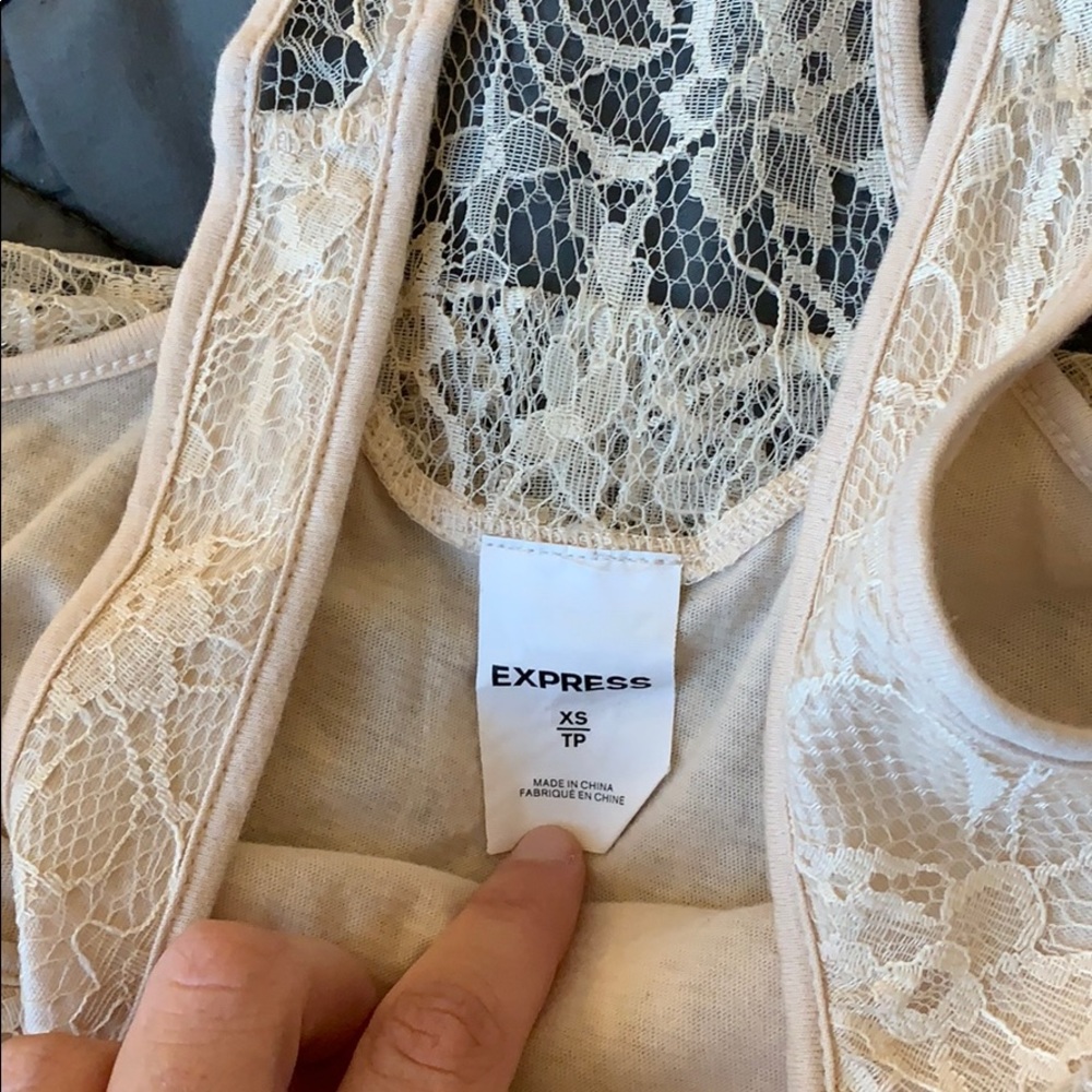 Express Racer-Back Laced Tank - Picture 5 of 8